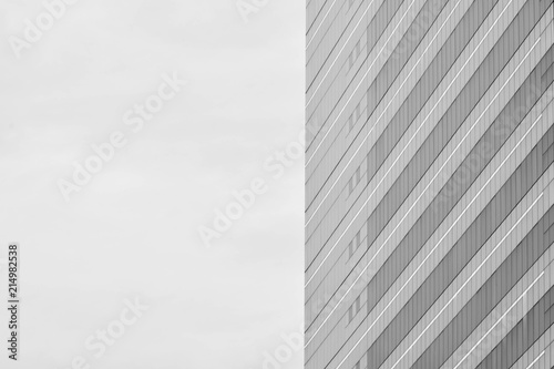 pattern of modern glass windows building skyscrapers of business center in the city