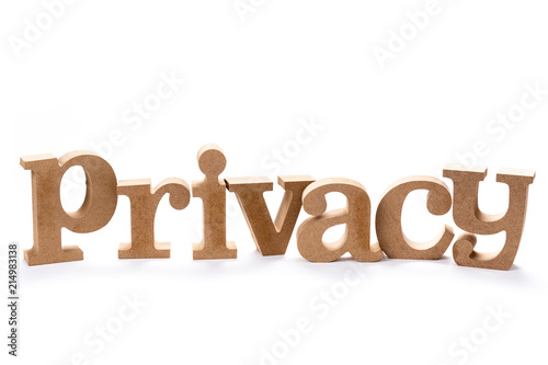 Privacy Wood Word photo