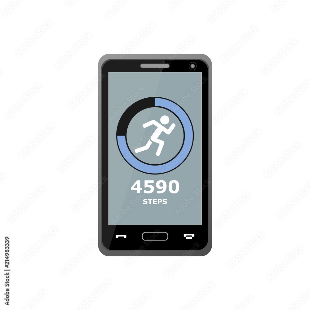 Fitness tracking app, Smartphone