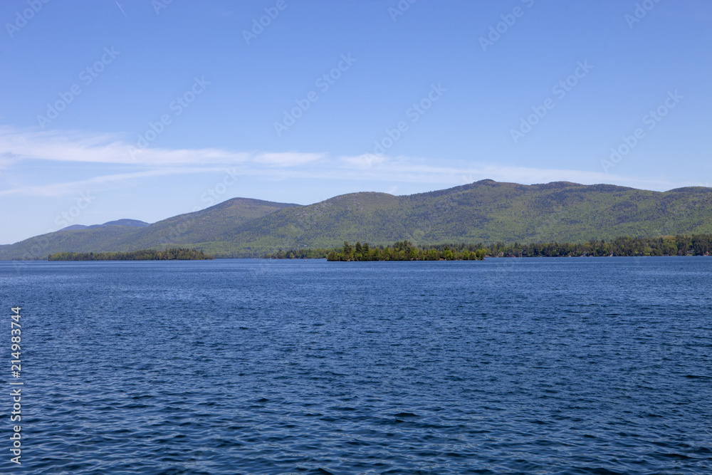 Mountains surrounding the Lake