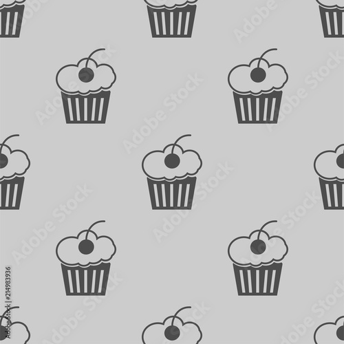 cupcake icon illustraion vector