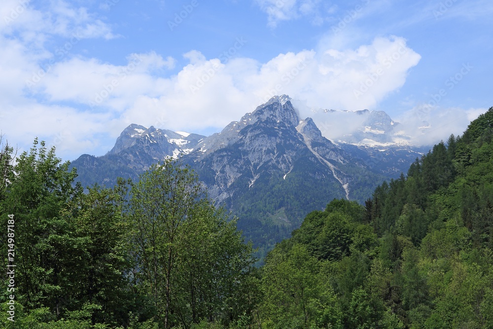 Grossglockner High Alpine Road (Grossglockner Hochalpenstrasse) mountain landscape, Austria