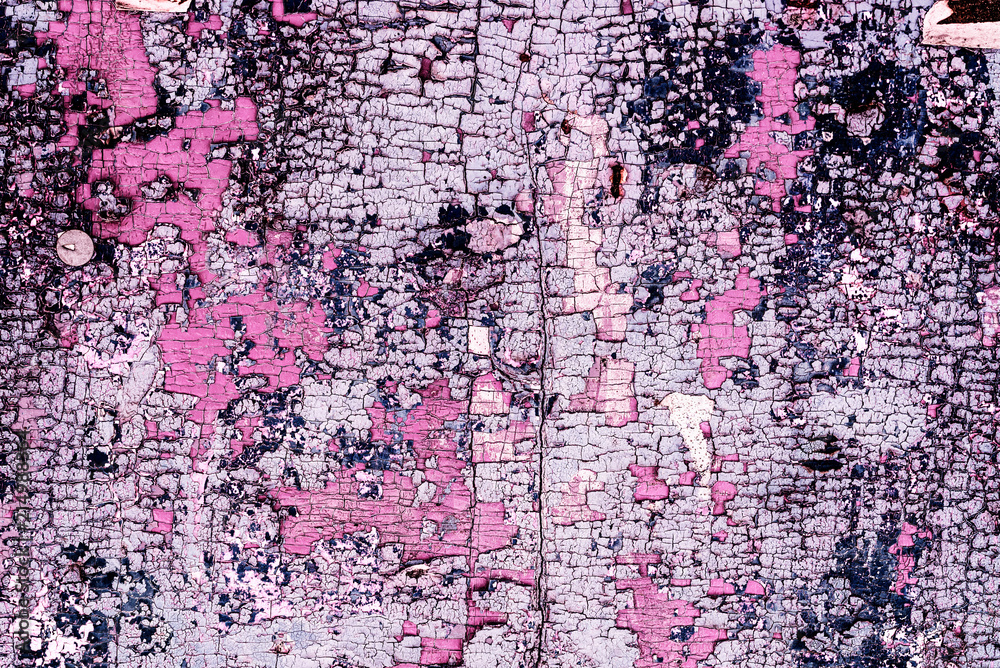 Obraz premium Wooden texture with scratches and cracks