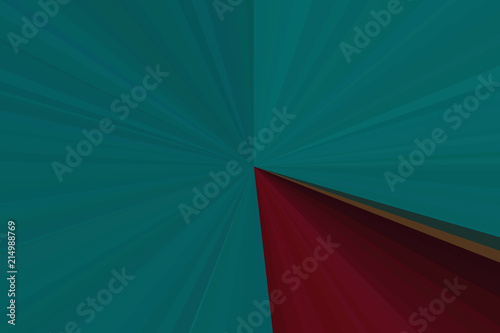 Abstract green rays background. Colorful stripes beam pattern. Stylish illustration modern trend colors.
