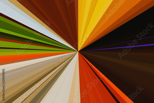 Abstract rays background. Colorful stripes beam pattern. Stylish illustration modern trend colors.