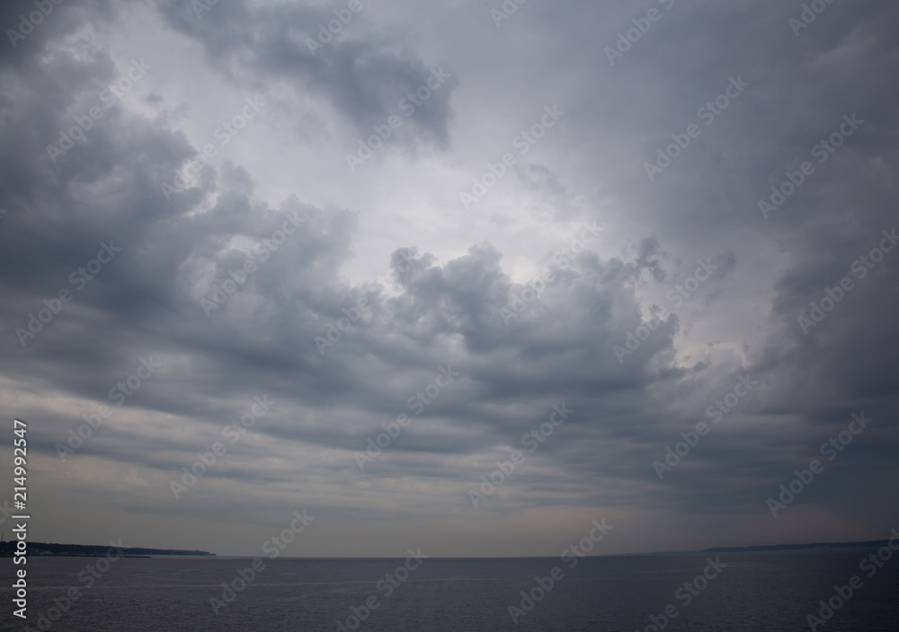 Dramatic cloudscape before raining