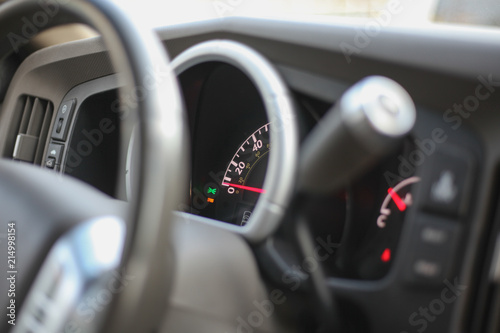 car dashboard, interior