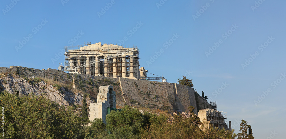 Fototapeta premium Parthenon Construction Athens
