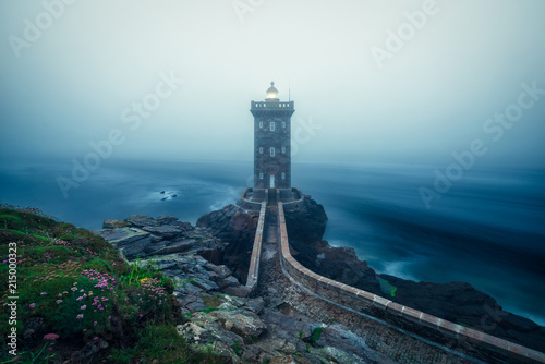 Kermorvan lighthouse, Le Conquet, Brittany, France photo