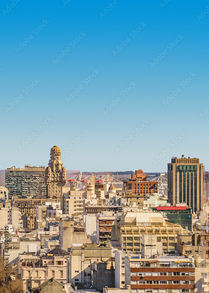 Montevideo Cityscape Aerial View