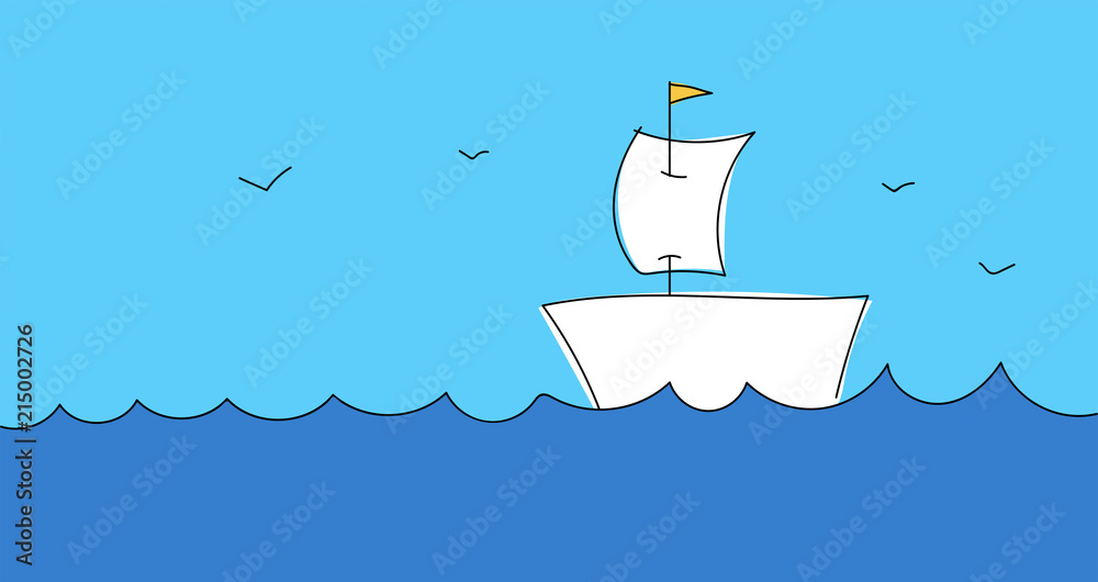 barchetta, barca a vela, navigare barchetta, barca a vela, navigare