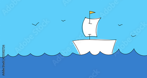 barchetta, barca a vela, navigare
