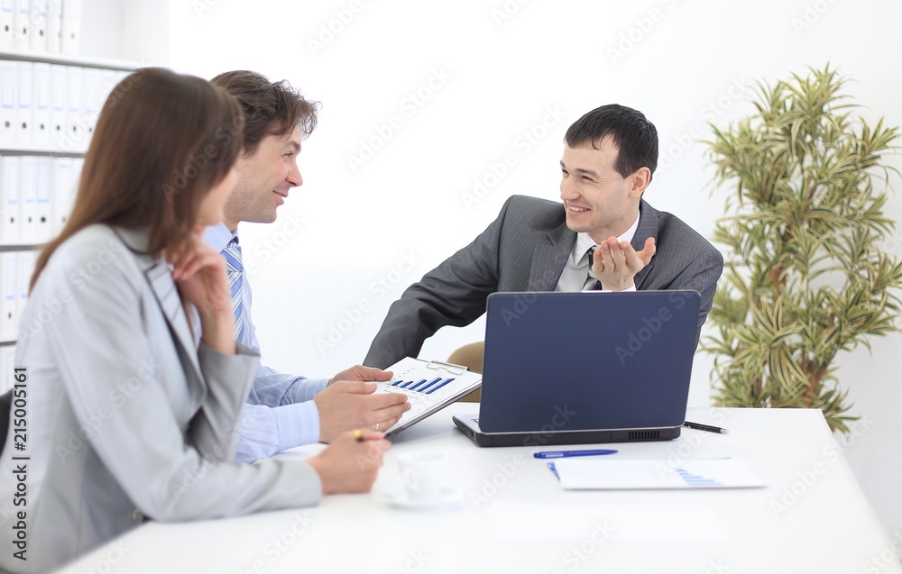 business team discusses work plan business team discusses work plan