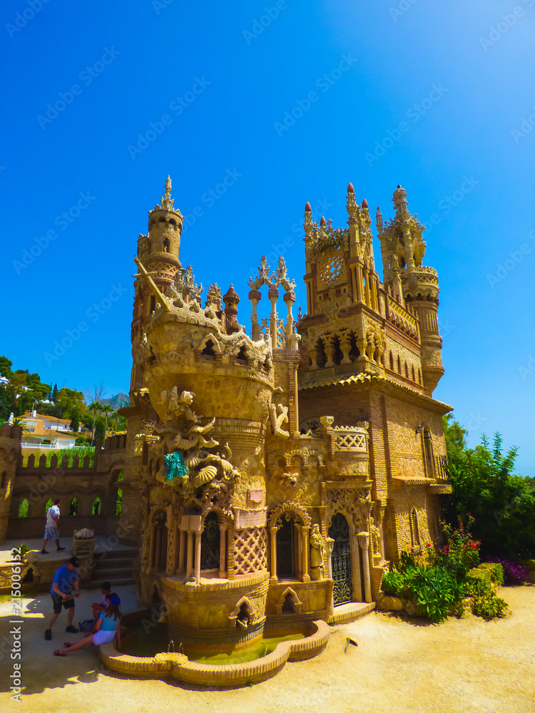 Benalmadena. Castillo de Colomares . Malaga, Andalucia, España