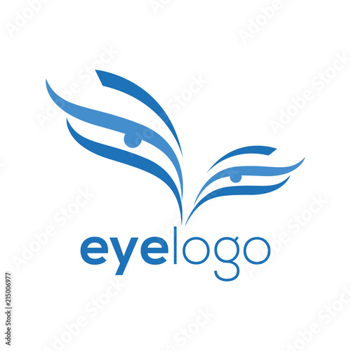 Eye Abstract Logo template. Eye Logotype