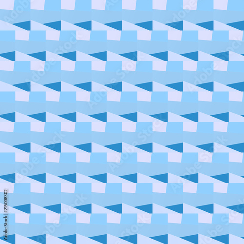 Blue seamless pattern for printing on fabric. Simple geometric background. Minimal design, traditional tile style.