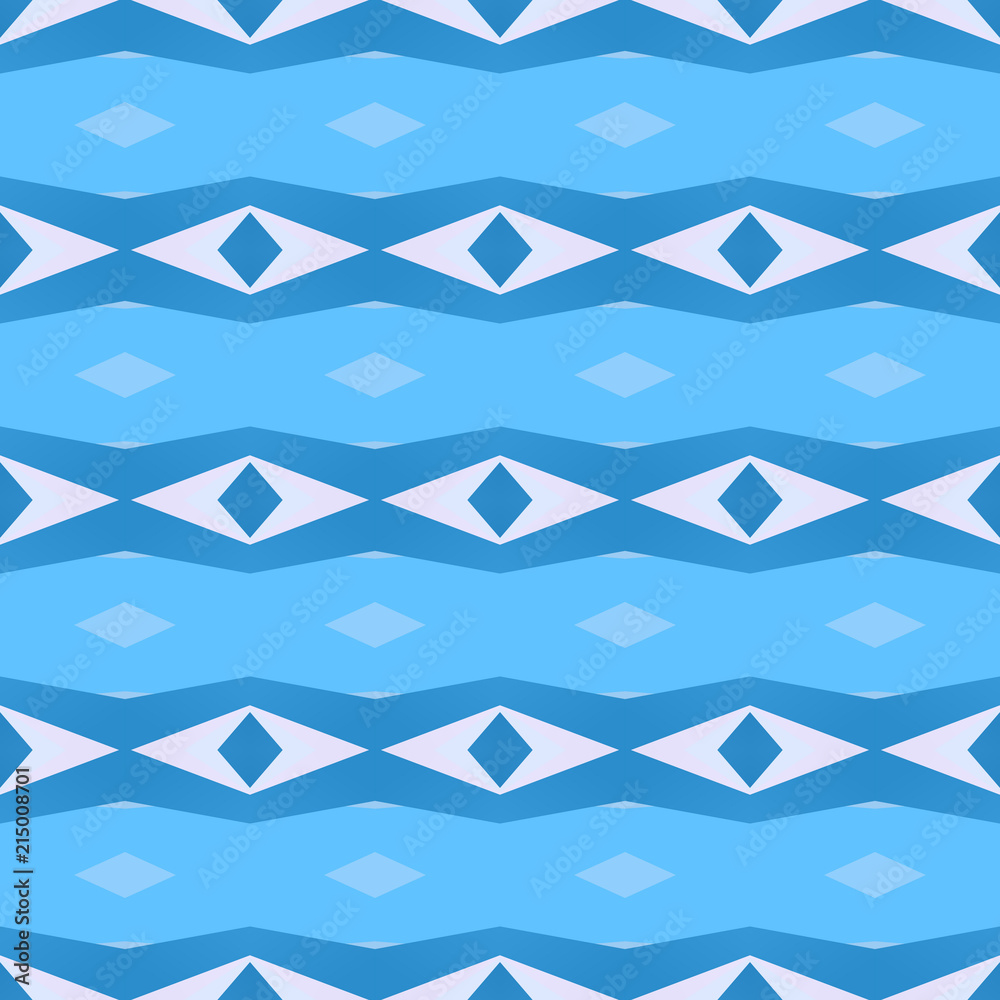Blue seamless pattern for printing on fabric. Simple geometric background. Minimal design, traditional tile style. Blue seamless pattern for printing on fabric. Simple geometric background. Minimal design, traditional tile style.