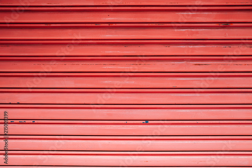 Red color shutter door background
