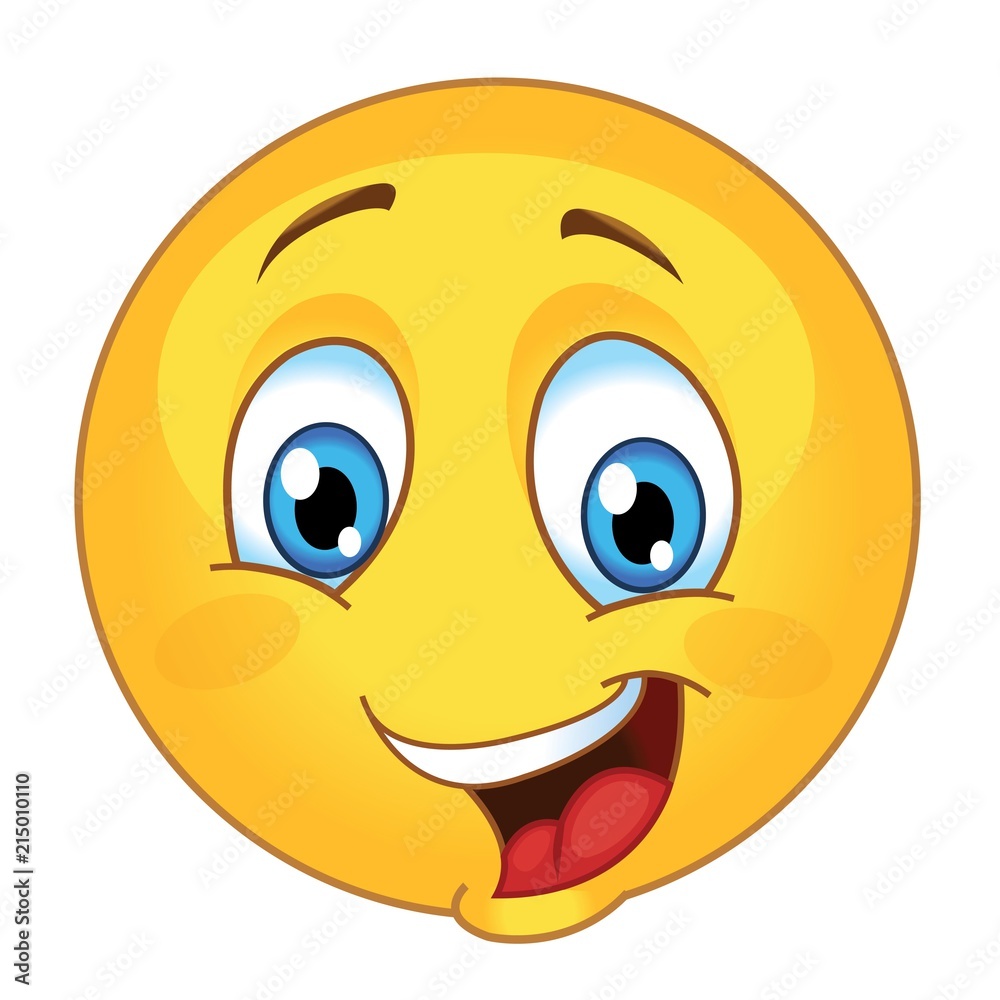 Fototapeta premium amazed emoticon