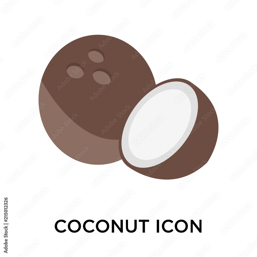 coconut icons isolated on white background. Modern and editable coconut icon. Simple icon vector illustration. coconut icons isolated on white background. Modern and editable coconut icon. Simple icon vector illustration.