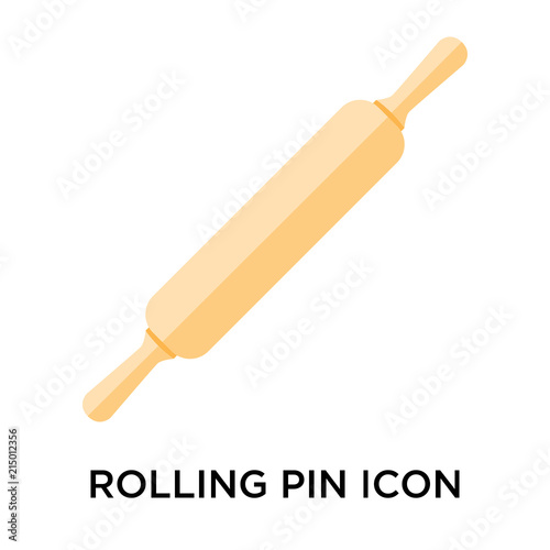 rolling pin icons isolated on white background. Modern and editable rolling pin icon. Simple icon vector illustration.