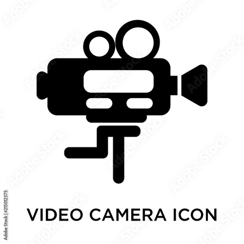 video camera icon isolated on white background. Modern and editable video camera icon. Simple icons vector illustration.