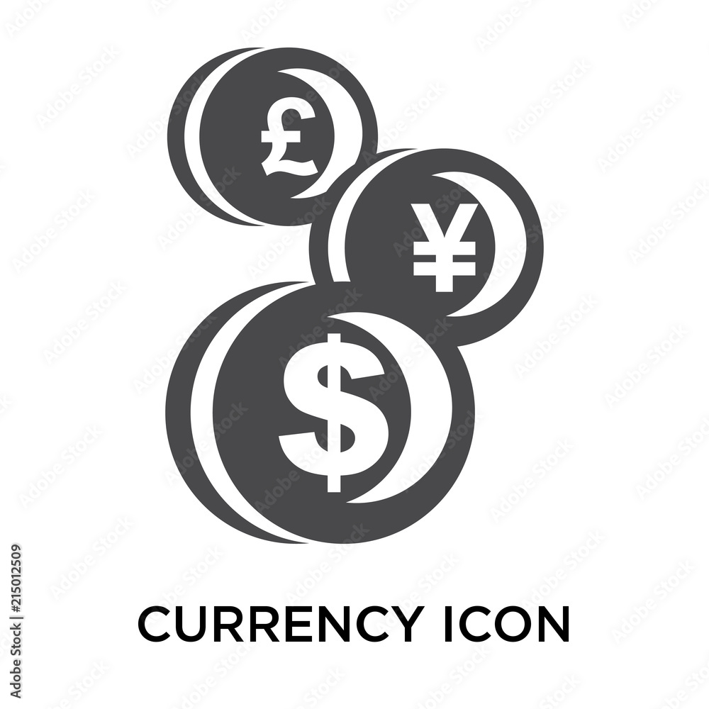 currency icon on white background. Modern icons vector illustration. Trendy currency icons currency icon on white background. Modern icons vector illustration. Trendy currency icons