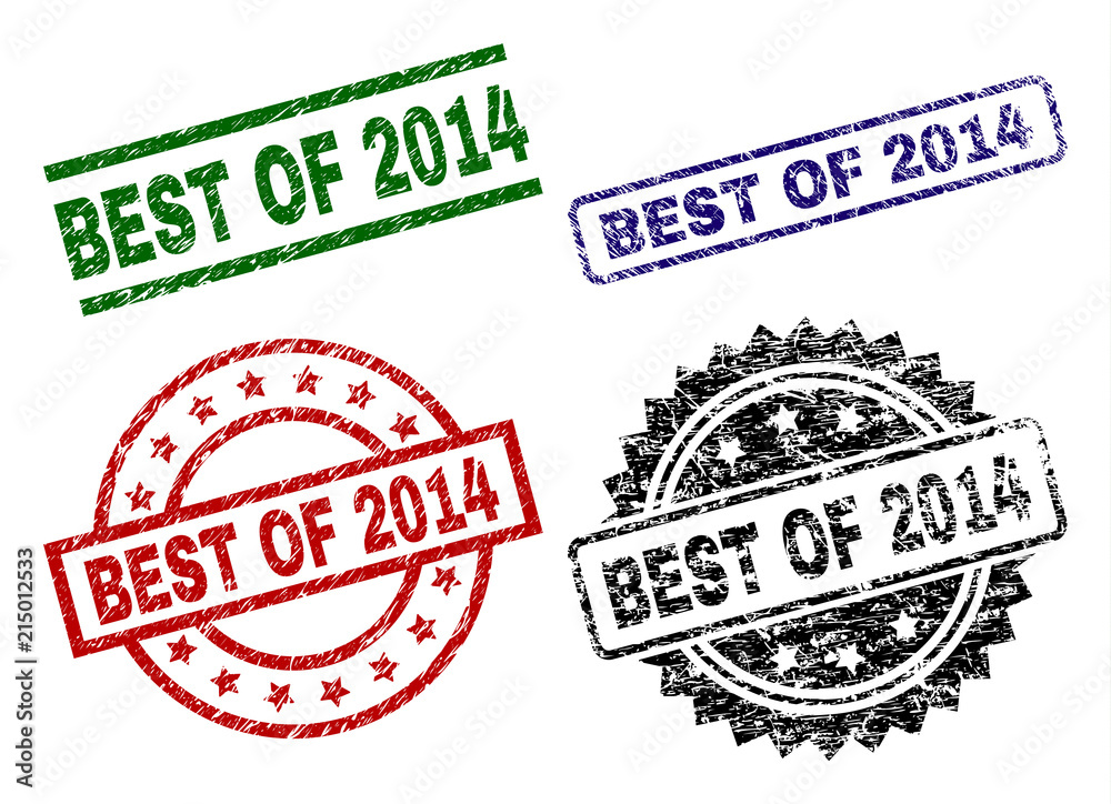 BEST OF 2014 seal prints with corroded texture. Black, green,red,blue vector rubber prints of BEST OF 2014 tag with dust texture. Rubber seals with circle, rectangle, medal shapes. BEST OF 2014 seal prints with corroded texture. Black, green,red,blue vector rubber prints of BEST OF 2014 tag with dust texture. Rubber seals with circle, rectangle, medal shapes.