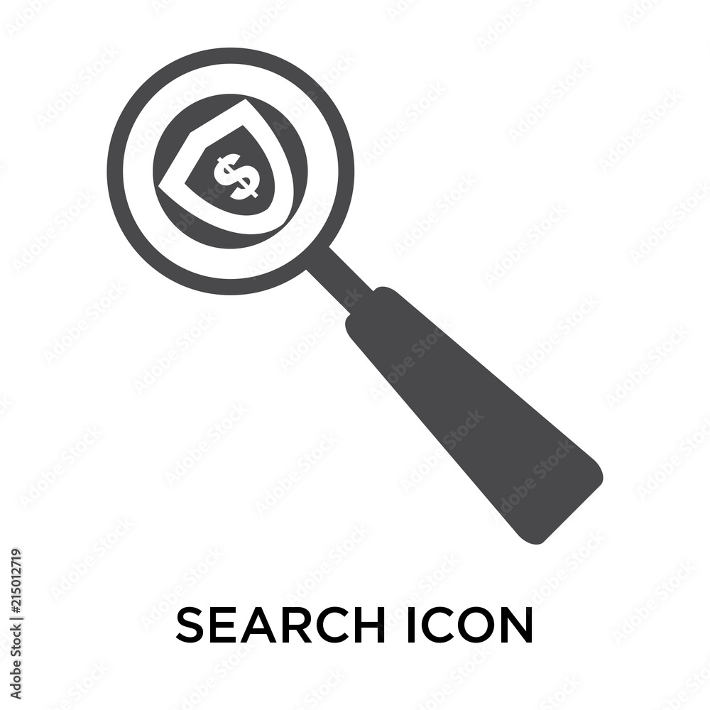 search icon on white background. Modern icons vector illustration. Trendy search icons search icon on white background. Modern icons vector illustration. Trendy search icons