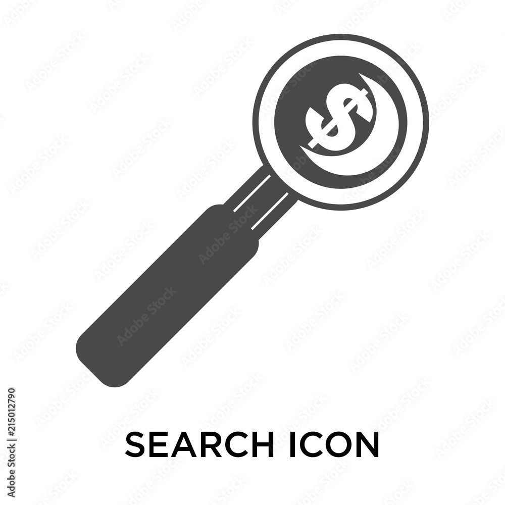 search icon on white background. Modern icons vector illustration. Trendy search icons search icon on white background. Modern icons vector illustration. Trendy search icons