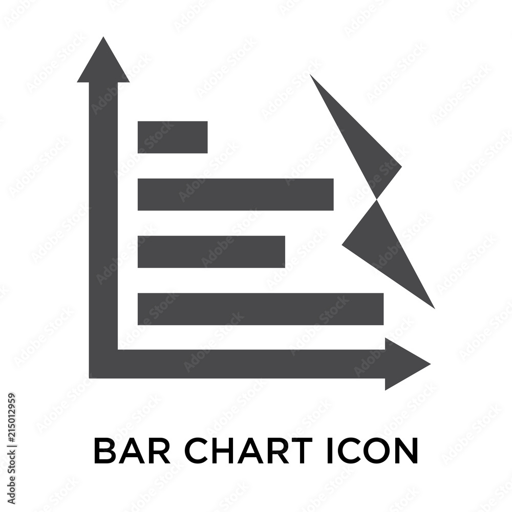 bar chart icon on white background. Modern icons vector illustration. Trendy bar chart icons bar chart icon on white background. Modern icons vector illustration. Trendy bar chart icons