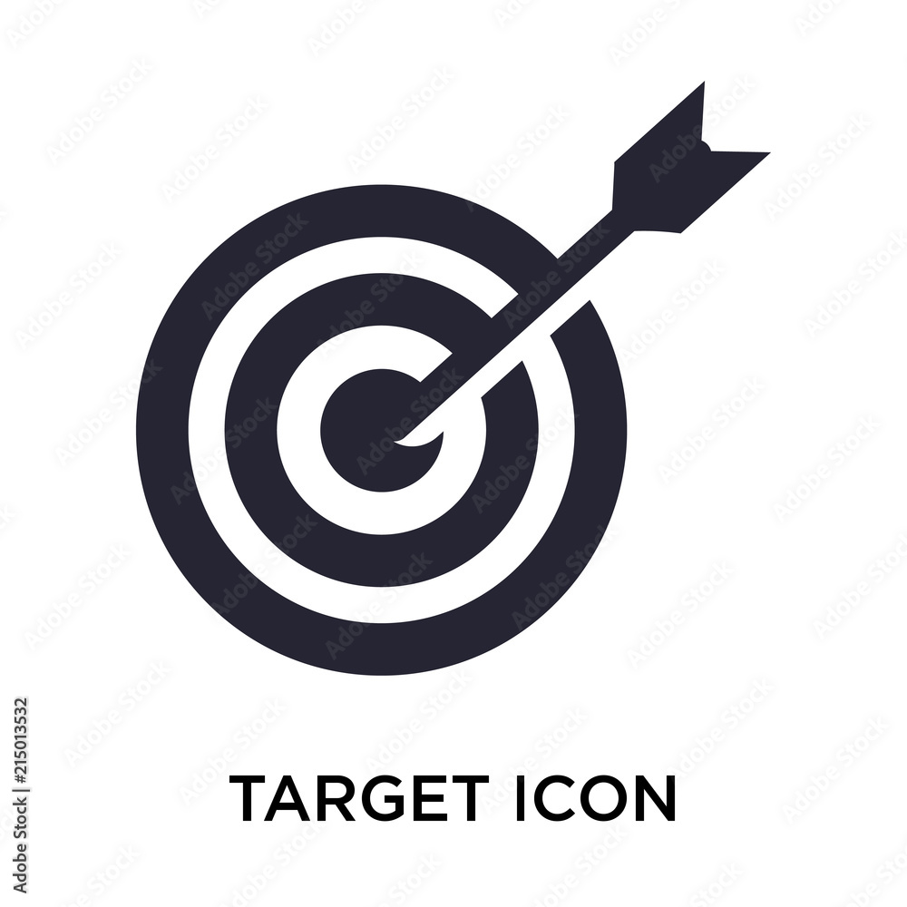 target icon on white background. Modern icons vector illustration. Trendy target icons target icon on white background. Modern icons vector illustration. Trendy target icons