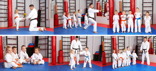 Set with instructor and lit...