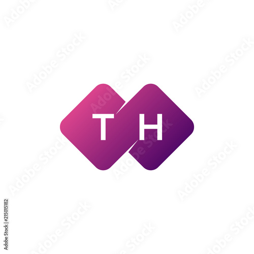 two letter diamond rounded logo