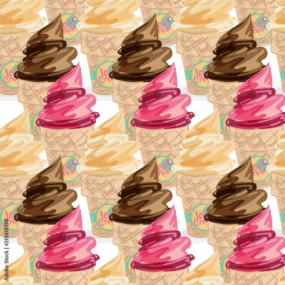 pattern dessert ice cream drawing graphic object 