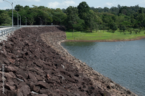 Sandstone siltstone for Riprap of dam construction photo