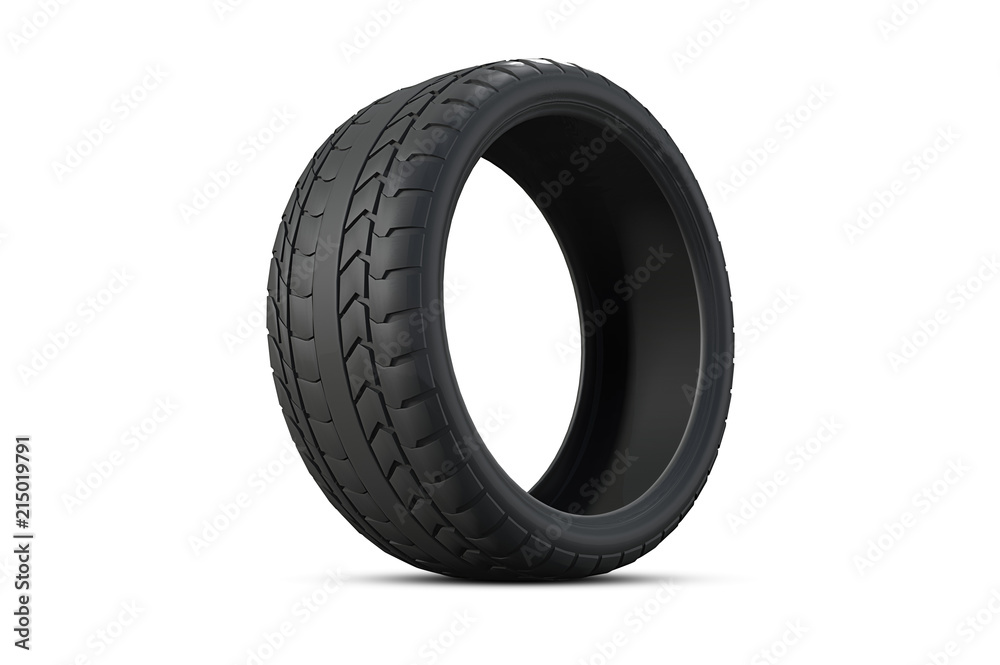 3d rendering Car tires isolated on white background 3d rendering Car tires isolated on white background