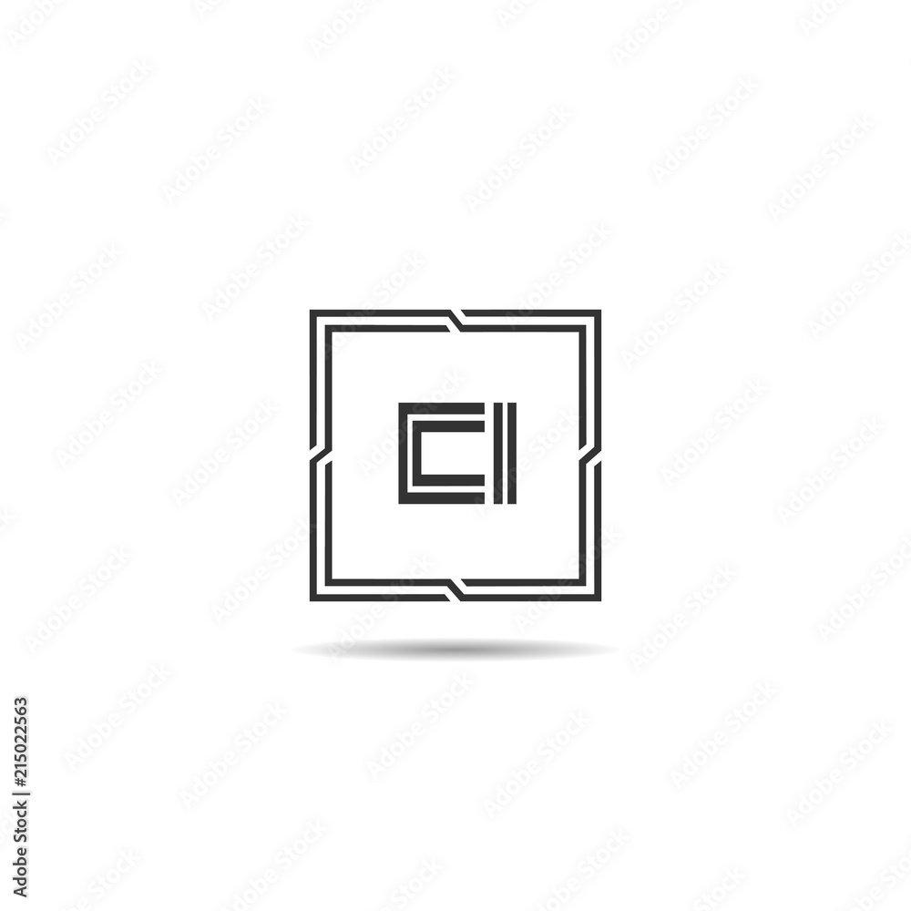 Initial Letter CI Logo Template Design Initial Letter CI Logo Template Design
