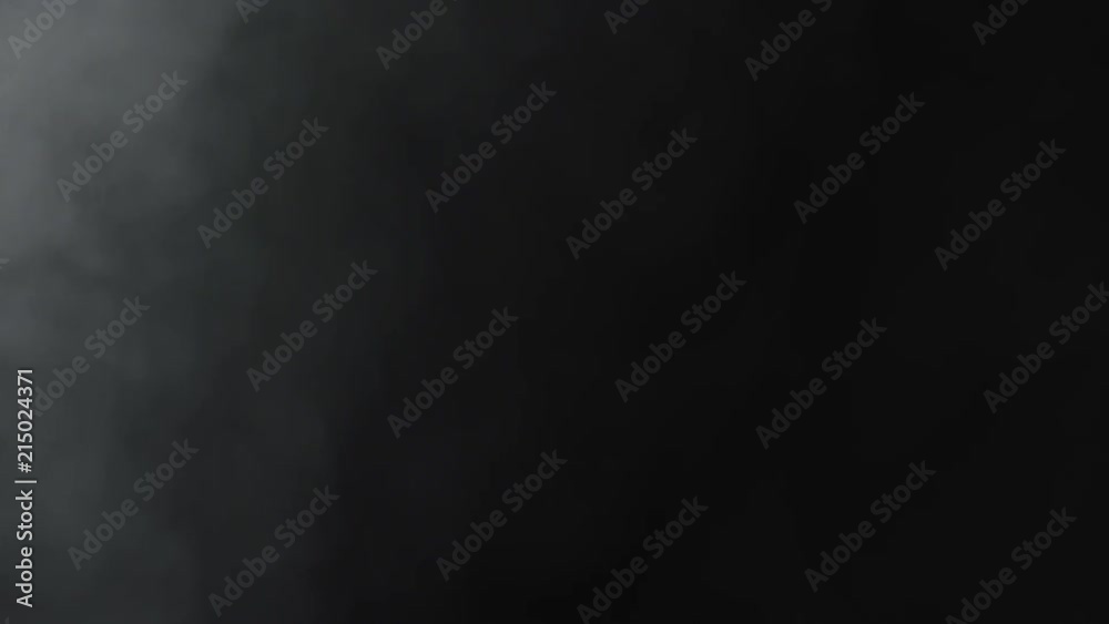 White smoke in front of black background White smoke in front of black background