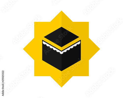 islam worship place hajj mecca religion muslim image vector icon logo symbol