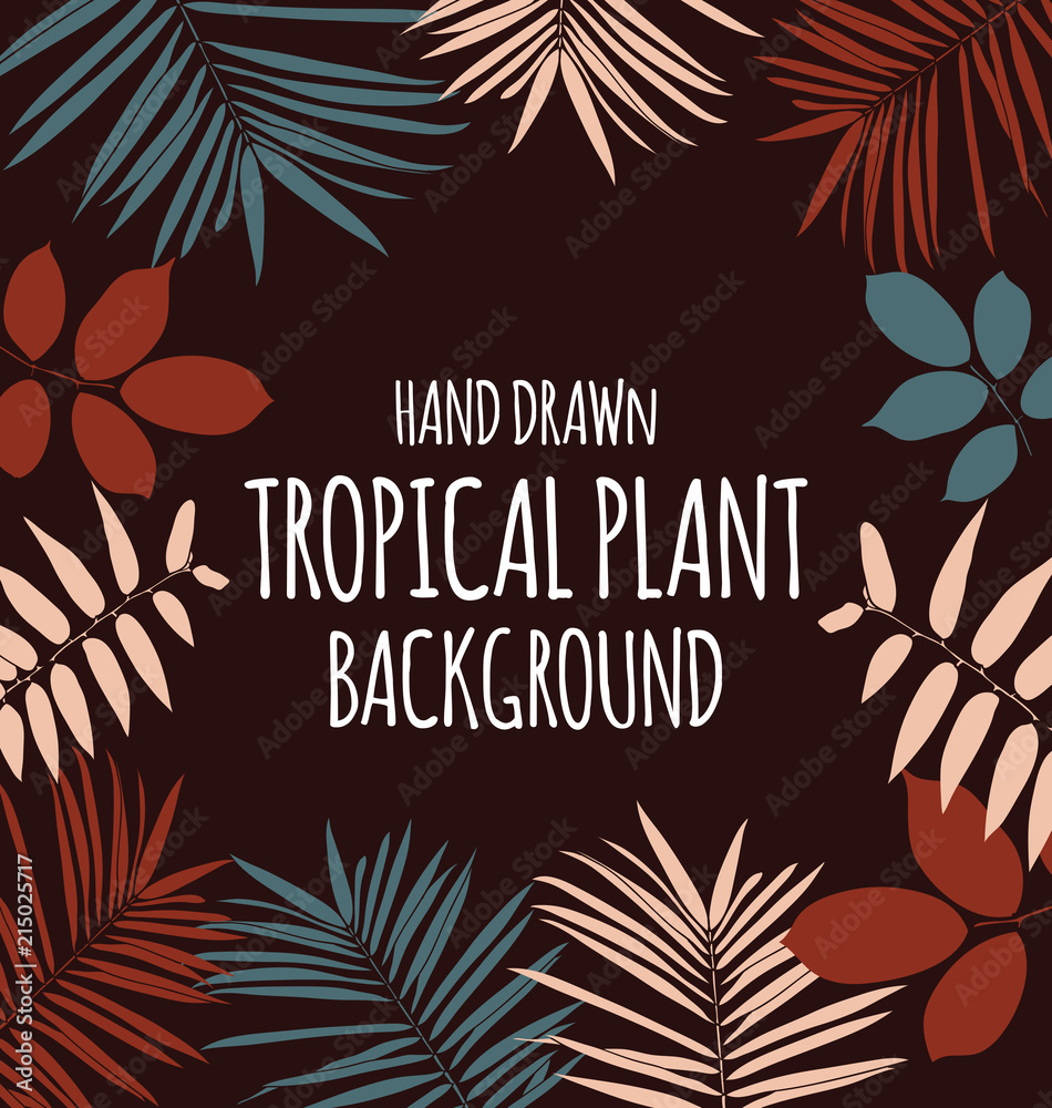 tropical plant background