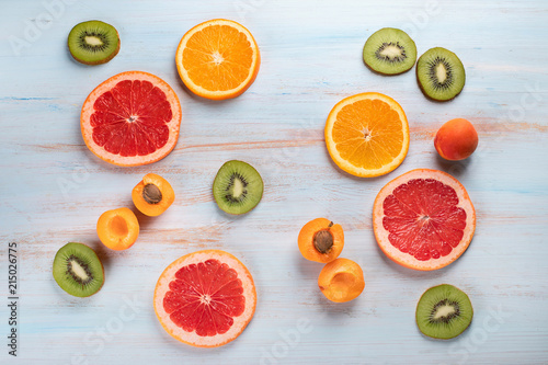 Colorful fruit pattern