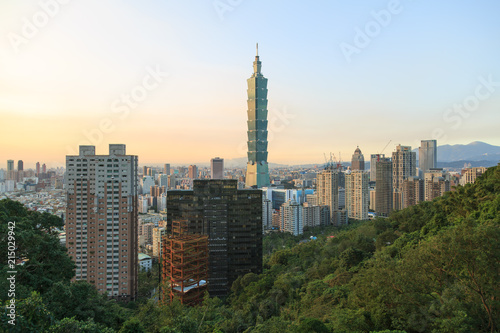 Cityscape of Taipei, Taiwan