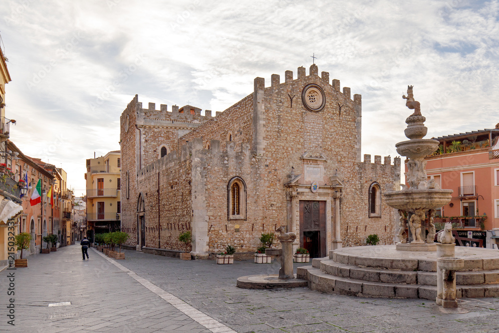 Cathedral of Taormina, Sicily, Italy