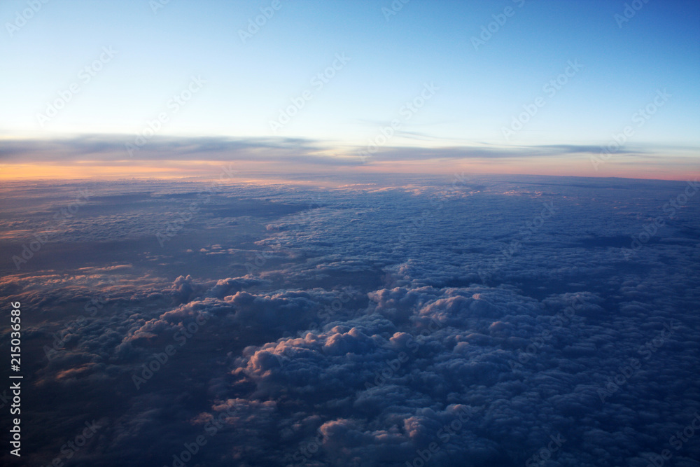 Sunset in the clouds	