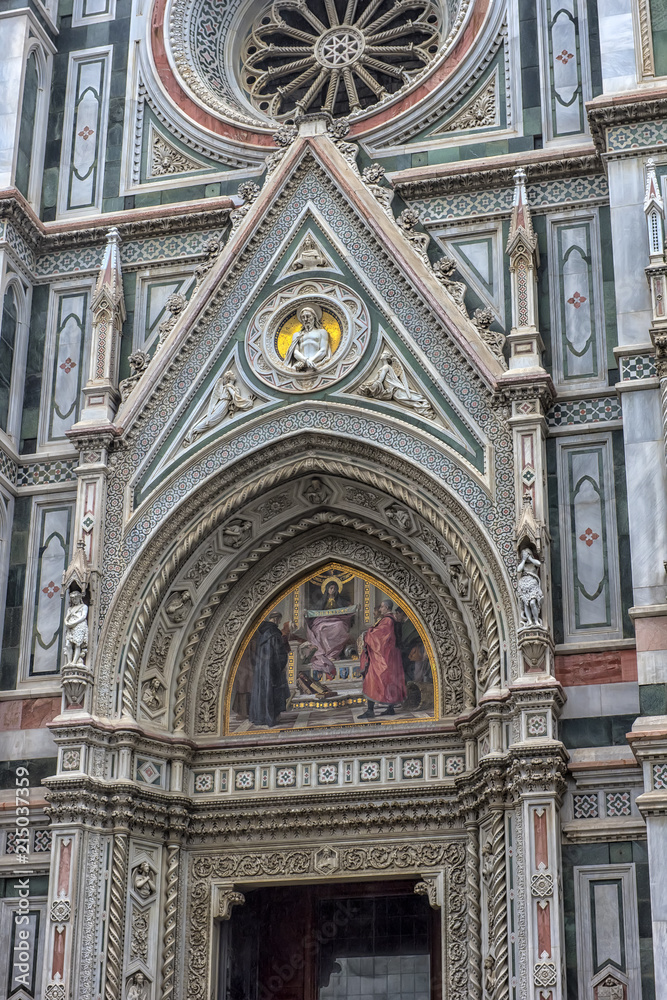 Cathedral of Santa Maria del Fiore and Baptistery of St. John.Battistero di San Giovanni