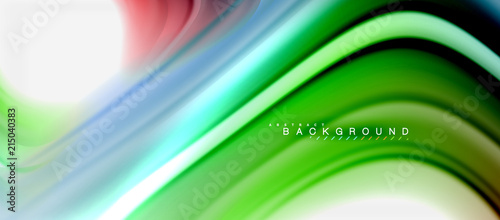 Rainbow fluid colors abstract background twisted liquid design, colorful marble or plastic wavy texture backdrop, multicolored template for business or technology presentation or web brochure cover