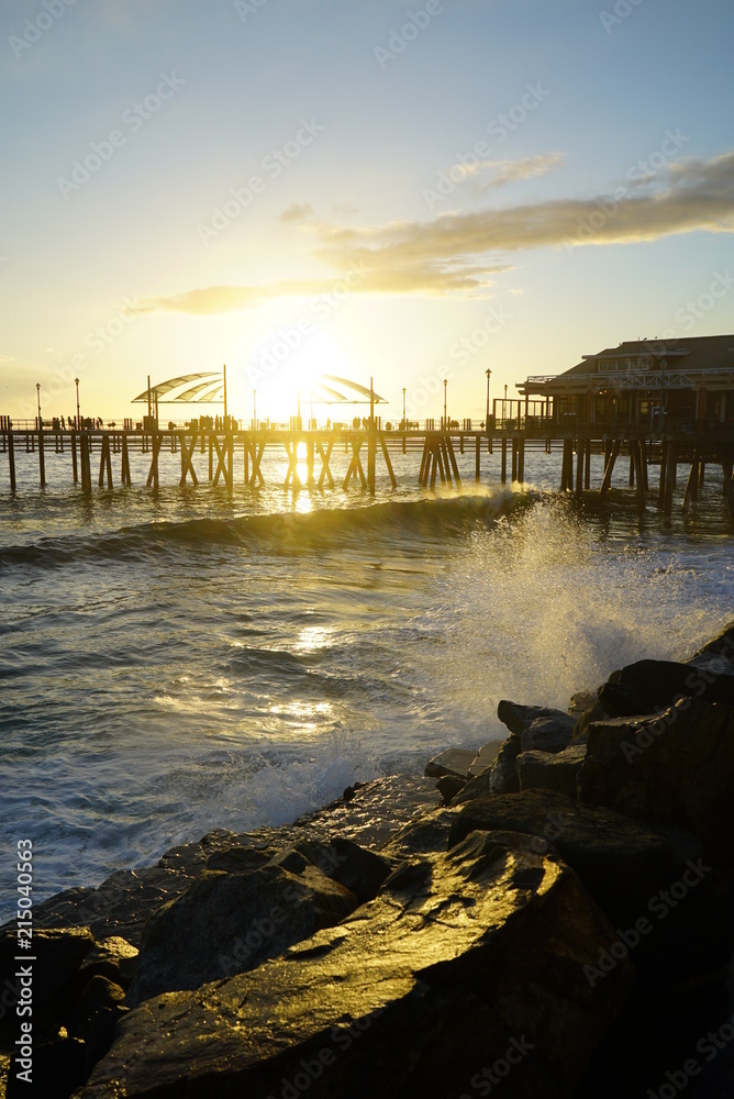 Obraz premium Sunset at the Pier