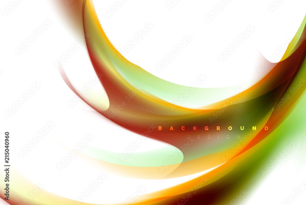 Obraz premium Holographic paint explosion design, fluid colors flow, colorful storm. Liquid mixing colours motion concept, trendy abstract background layout template for business presentation, app wallpaper banner