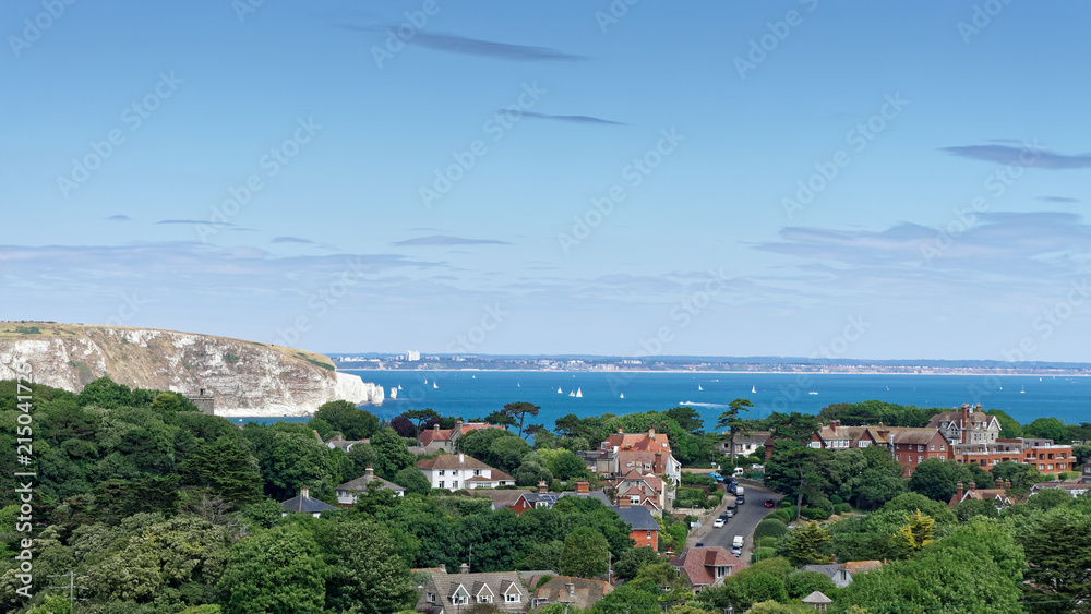 Obraz premium View over Swanage